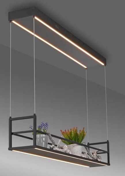 Lampadari & plafoniere: LED Pendelleuchte schwarz, Ablagefläche, Memoryfunktion – Nuovo e nell'imballaggio originale da Dottikon venduto da Patrick110882