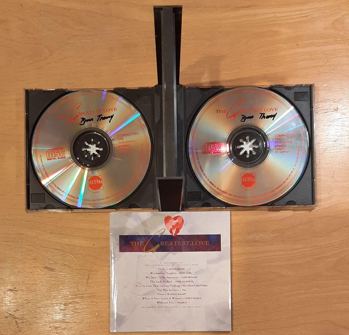 CD: The Greatest Love, 2CD Hit Balladen Compilation Sampler – Usato da Schönenberg TG venduto da breiti12 2