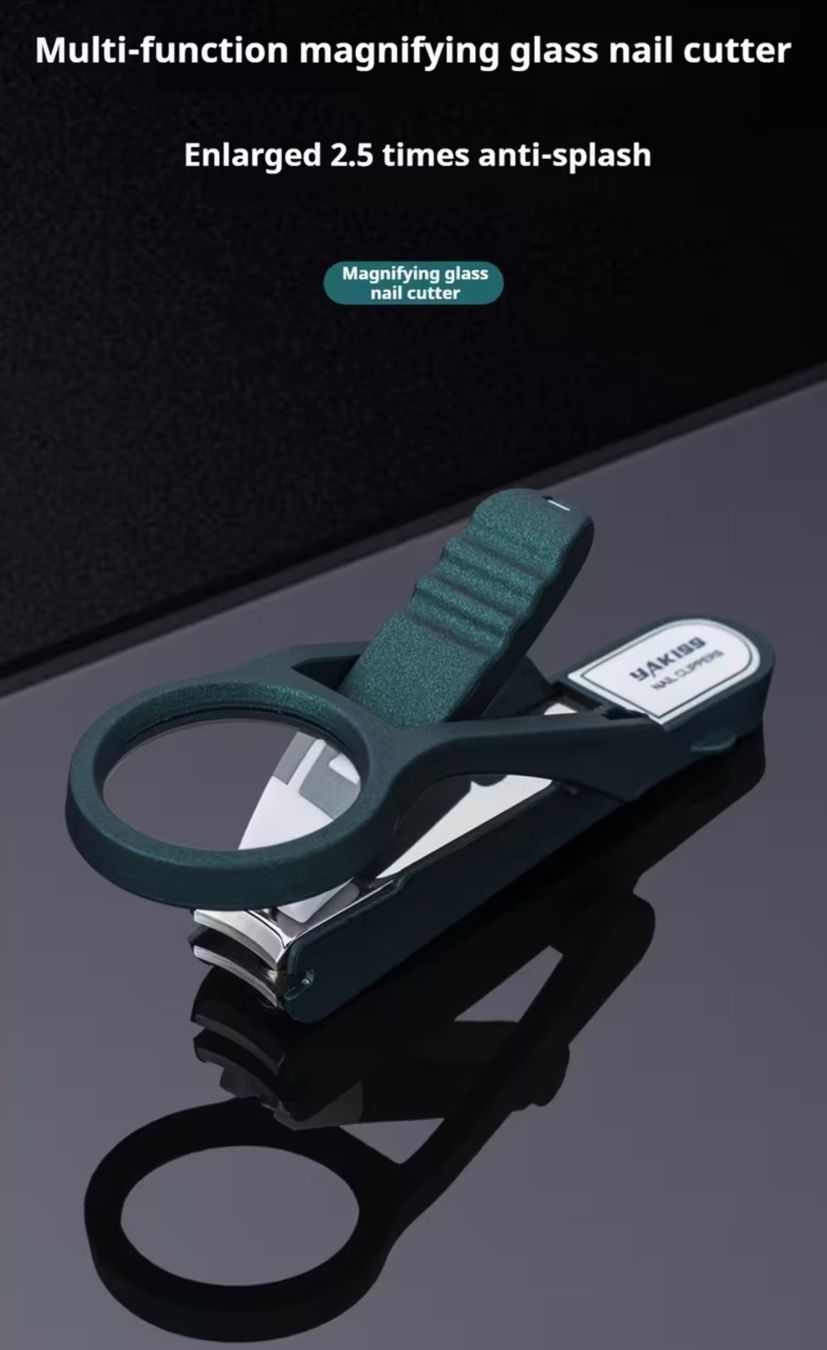 Manicure: Nagelknipser mit integrierter Lupe – Nuovo e nell'imballaggio originale da Reinach BL venduto da Deinfashion