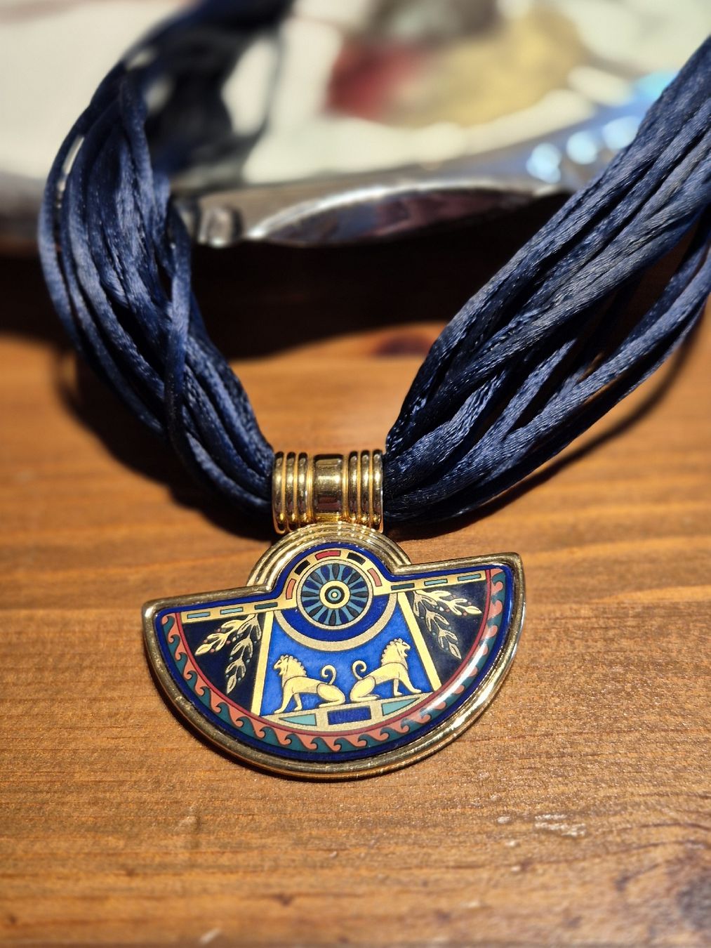Catenine: Collier Michaela Frey Emaille vergoldet – Usato da Utzenstorf venduto da Lutra4678