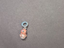Silber Charm Oktopus rosa +Garantie
