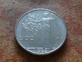 ITALIE  100  Lire  1992