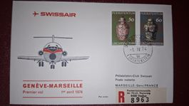 Swissair Geneve - Marseille 01.04.1974
