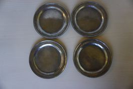 Zinn Flaschen Untersetzer 4er Set