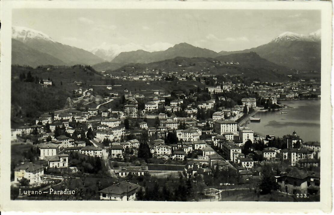 Cartoline postali: Lugano - Paradiso  1936 – Usato da Hochdorf venduto da Ziegel-16