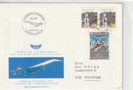 Flugpost- Genf -1976