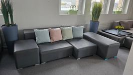 Modulare Lounge wetterfeste -Ausstellungsmodel 6teilig