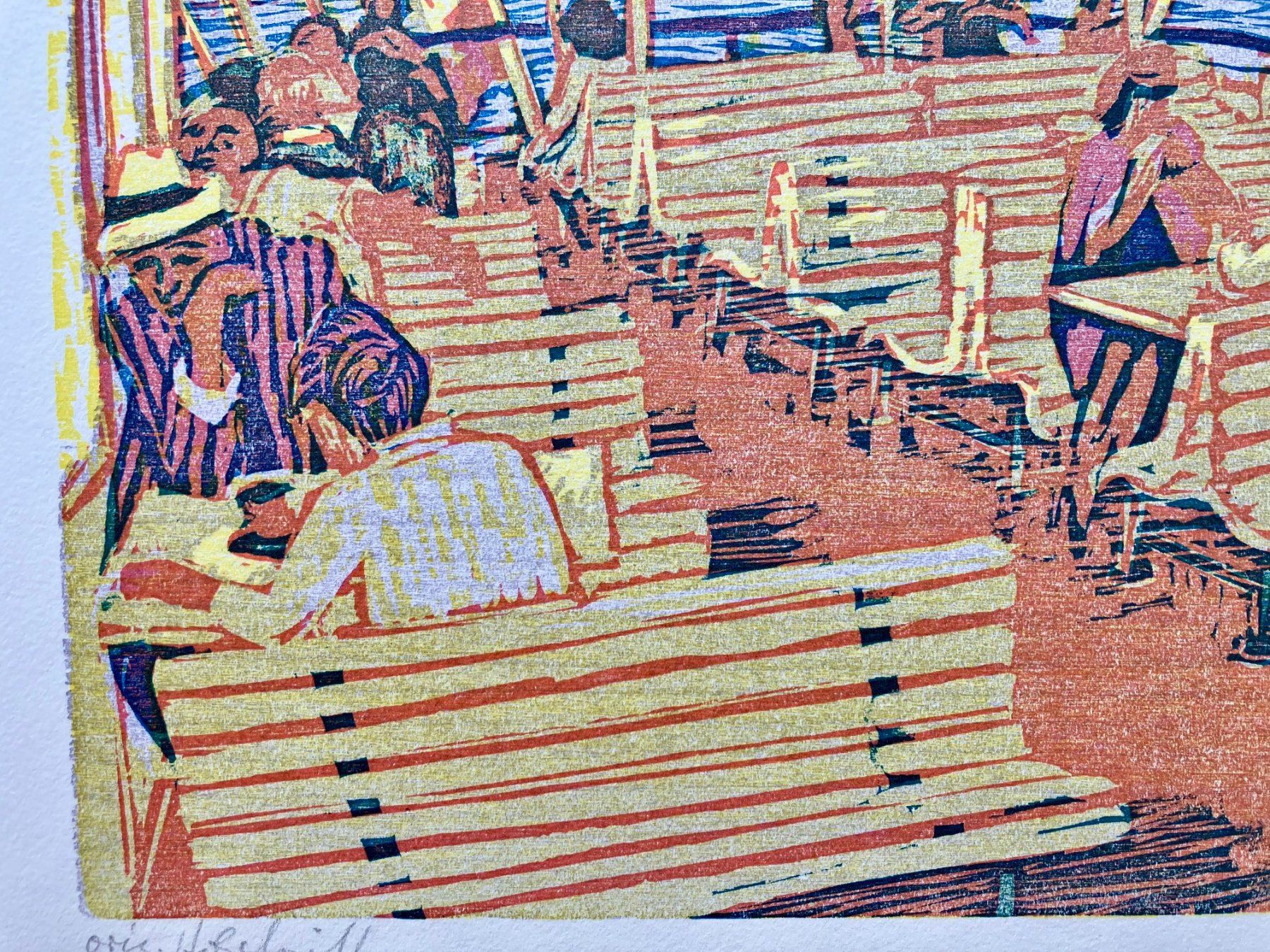 Xilografie: Holzschnitt von Karl Landolt – Usato da Winterthur venduto da Barunggeli 7