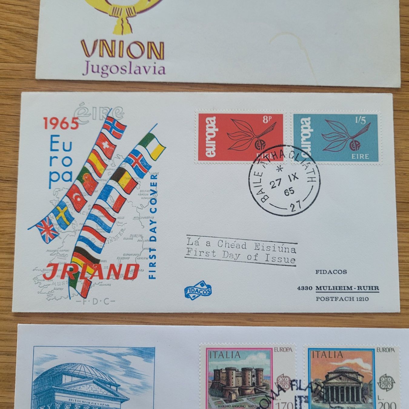 Tutti i francobolli: Lot FDC Europa – Usato da Biel/Bienne venduto da Destockweb 2