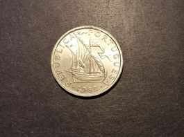 5 Escudos Portugal Jahrgang 1985