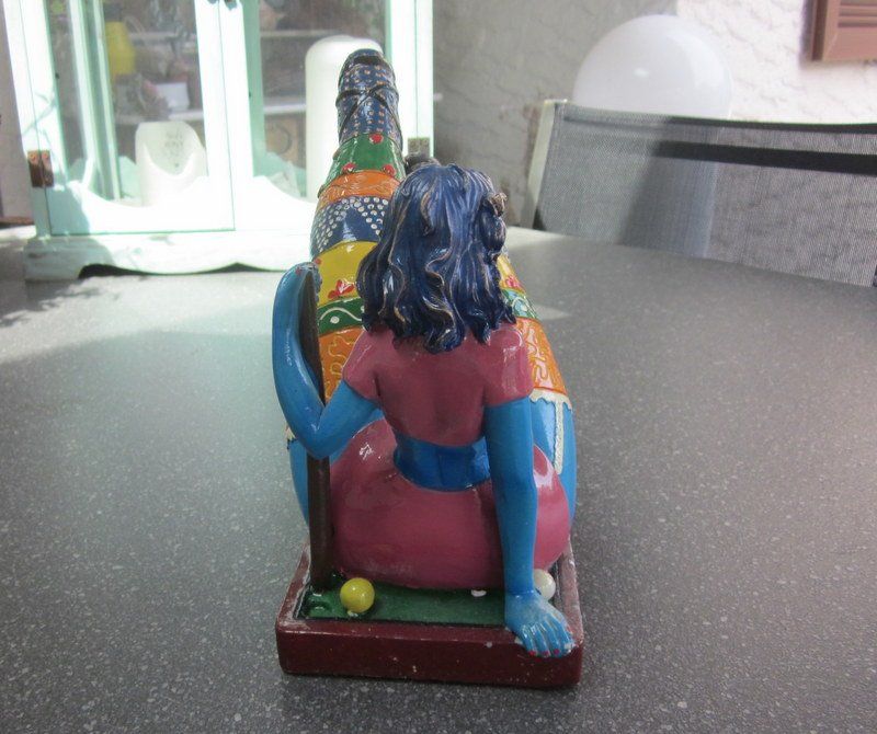 Sculture & Statue: Skulptur "Fatty Girl" Playing Billard – Usato da Bischofszell venduto da Pfau0 7