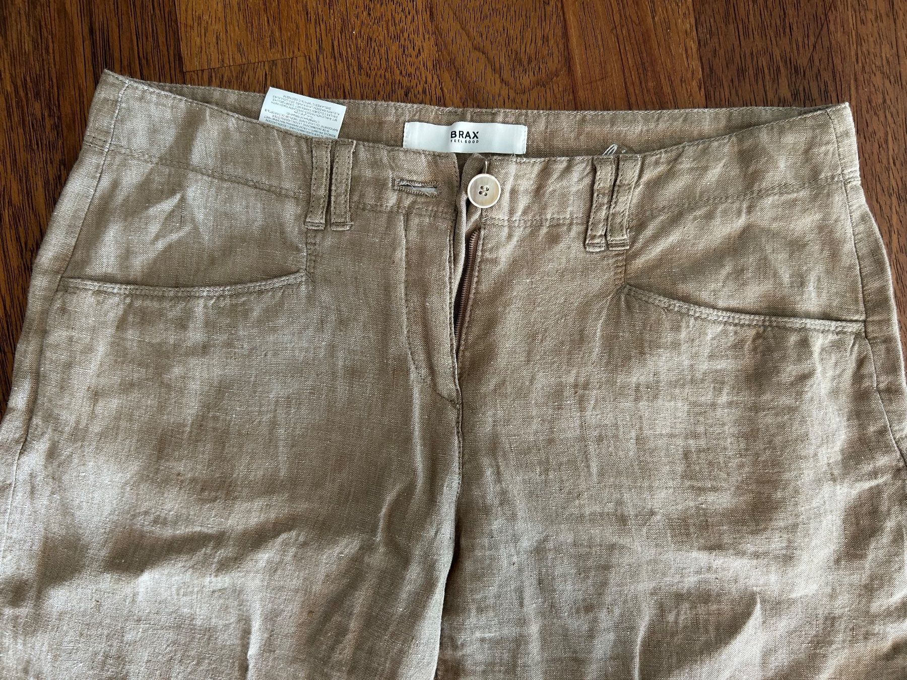 Brax Pantalons: BRAX Leinenhose, 36K, sand – D'occasion à Seuzach par Megane1 1
