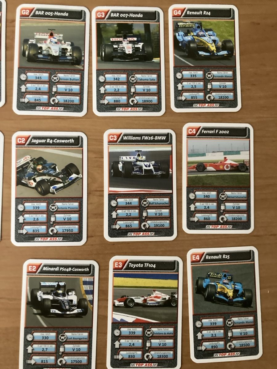 Giochi: Top Ass Formel 1Quartett neuwertig – Nuovo (secondo la descrizione) da Schüpfheim venduto da Seerose80 4