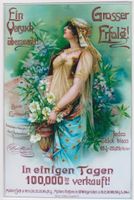 MUELLER'S SEIFEN & PARFUEME c.1900 Original Plakat