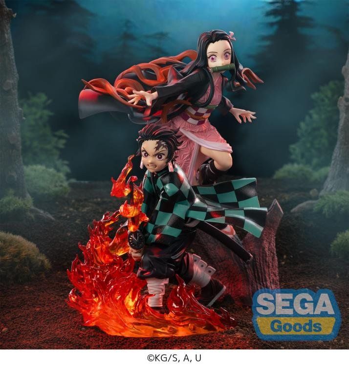 SALE! Demon Slayer Tanjiro and Nezuko Xross Link Figure SEGA (Neu und ...