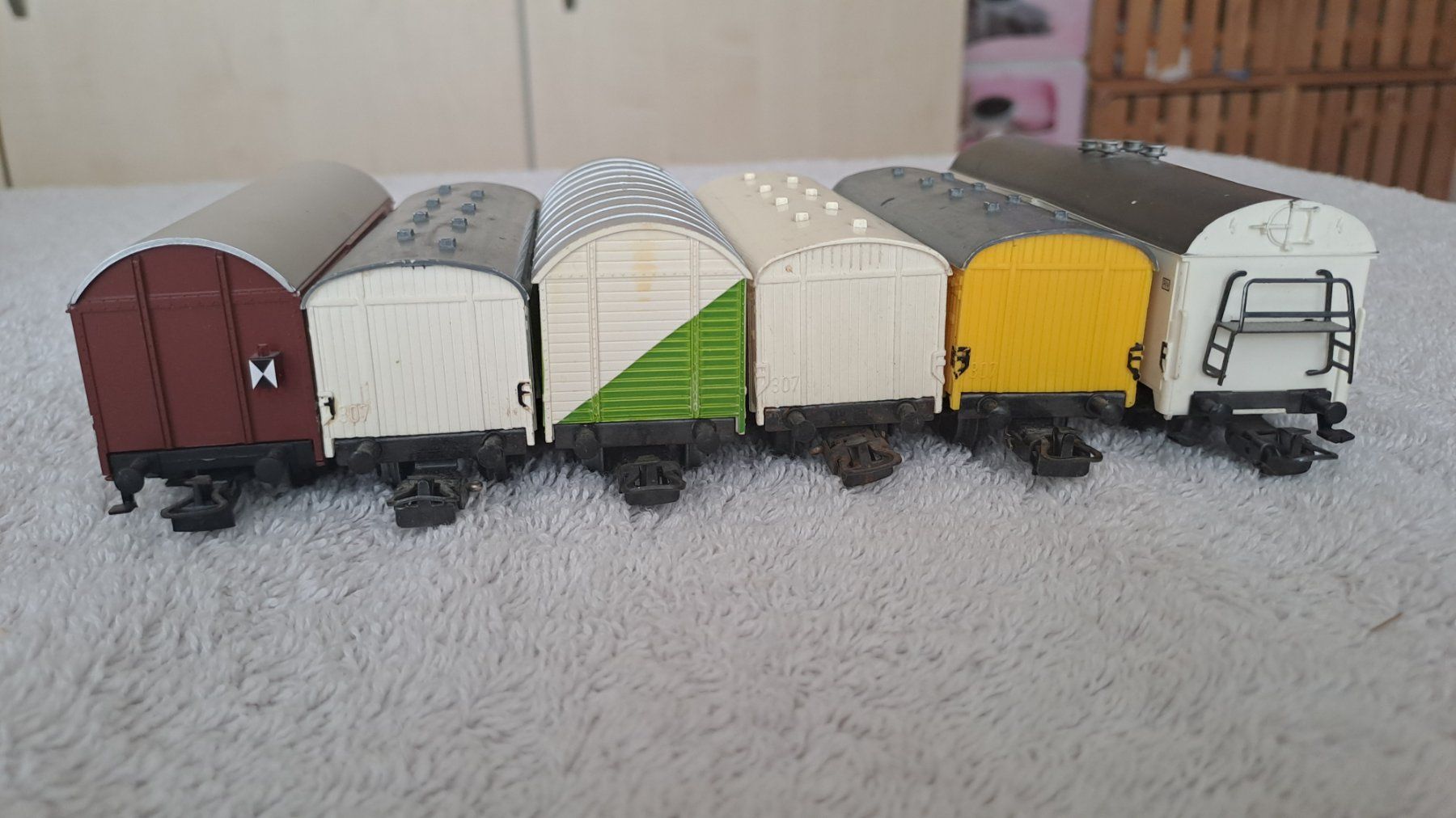 Märklin Modelleisenbahnen: Märklin 12 Güterwagen H0 WS/06 – Gebraucht aus Winterthur von Riebeli333 7