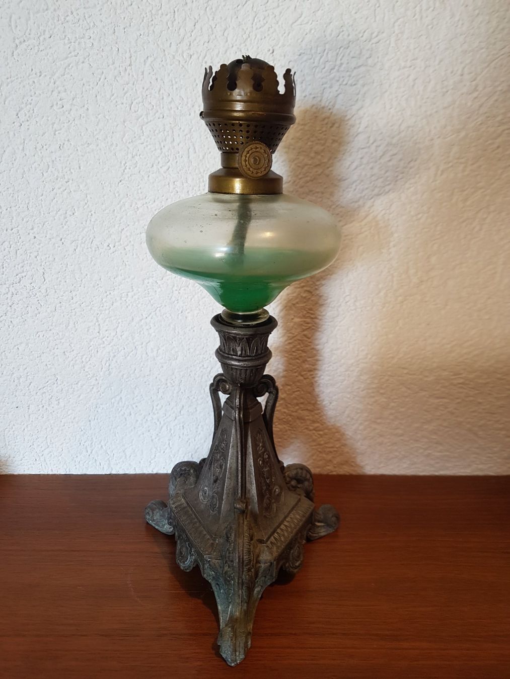 Lampade: Petrollampe Dietmar Wien Jugendstil  Bidermeier – Usato da Wallisellen venduto da Swissline11 5