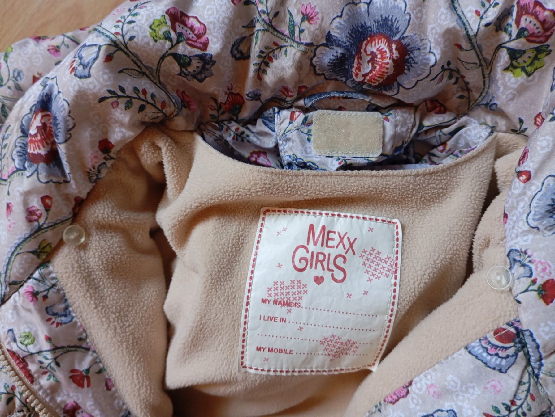Mexx Giacche & Cappotti: MEXX Jacke Blumen mit Fleecefutter Gr. 104 – Usato da Zeneggen venduto da shemesh_ 5