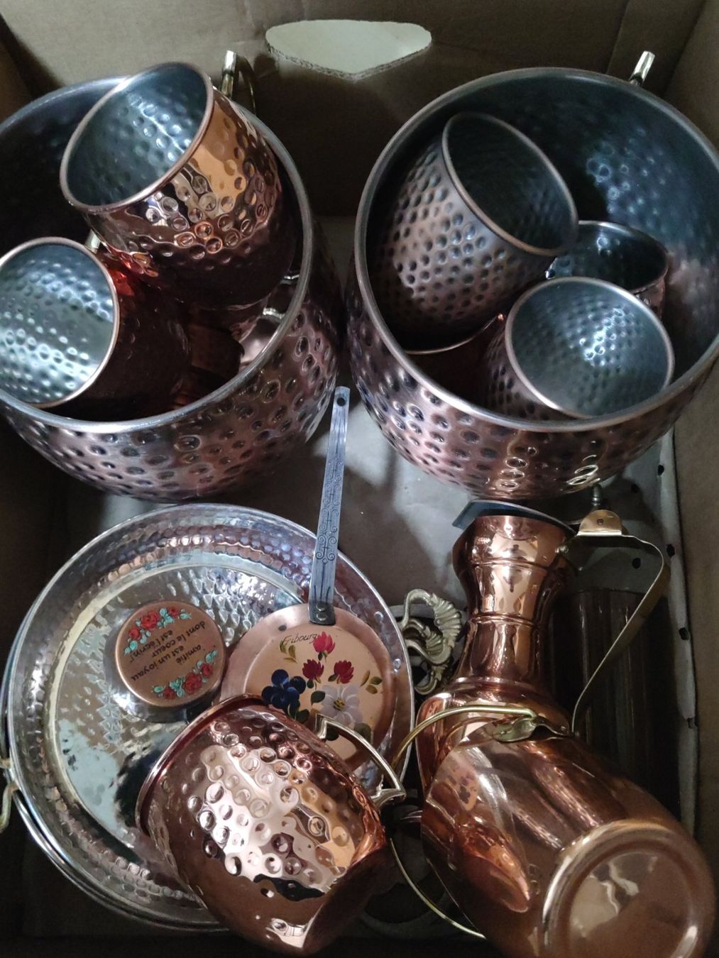 Set di piatti: Gorgeous Vintage Copper Collection Ready Now! – Nuovo (secondo la descrizione) da swiss venduto da sha_dx9b 4
