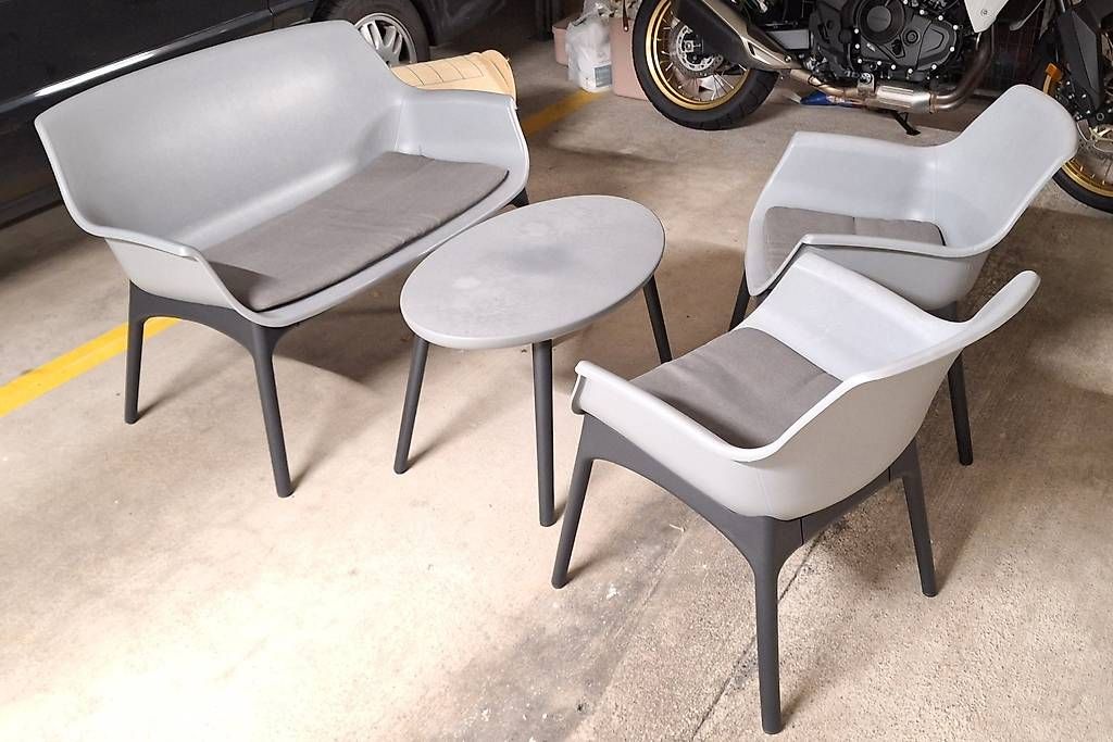 Set di tavolo e panche: Garten / Terrasse Möbel Set – Usato da Baar venduto da SBBaco 1