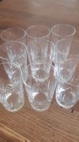 Glas Set 9 Stk Kristallglas geschliffen