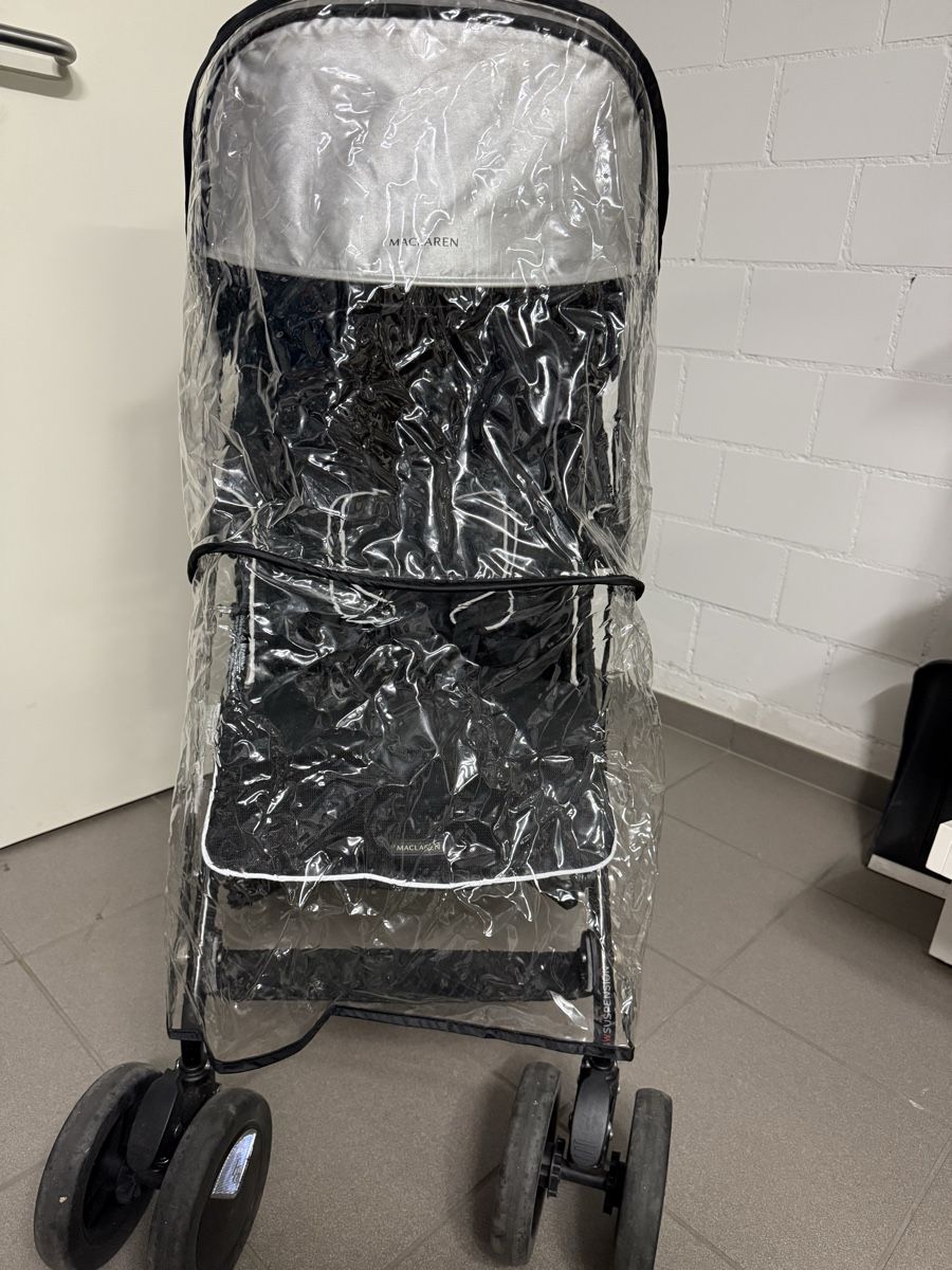 Mclaren Carrozzine: Maclaren Techno XT Stroller - Black - Incl. Rain Cover – Usato da Lufingen venduto da csi_kt8q 2