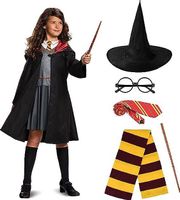 Harry Potter Umhang Krawatte Schal Brille ....Grösse 155 NEU