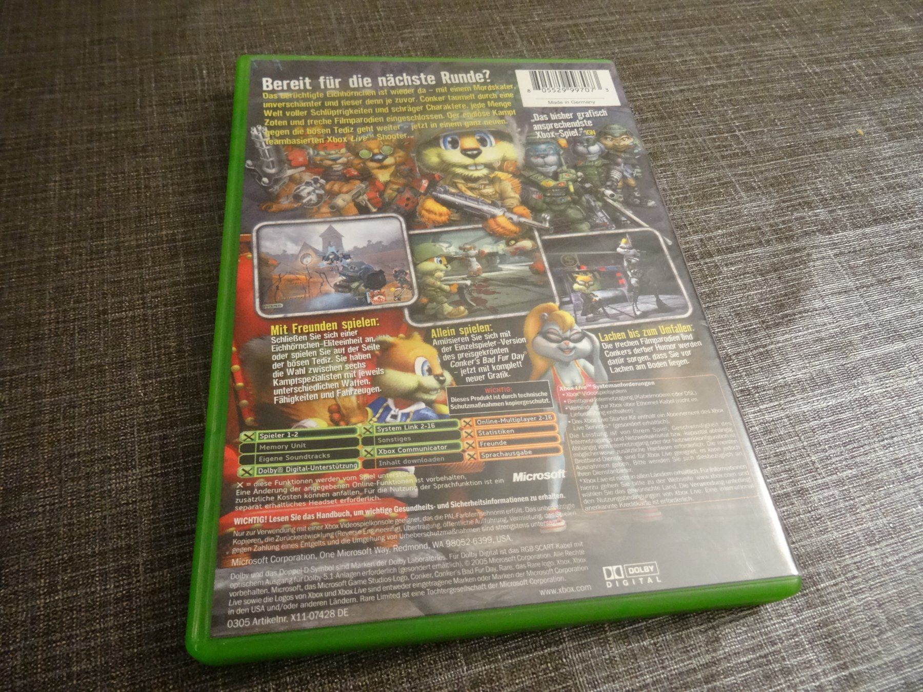 Microsoft Giochi: Conker - Live & Reloaded XBOX CLASSIC – Usato da Olten venduto da Disc-Ausverkauf 2