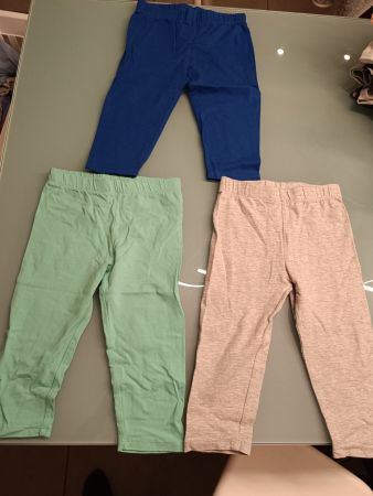 3 neue Caprileggins 116/122