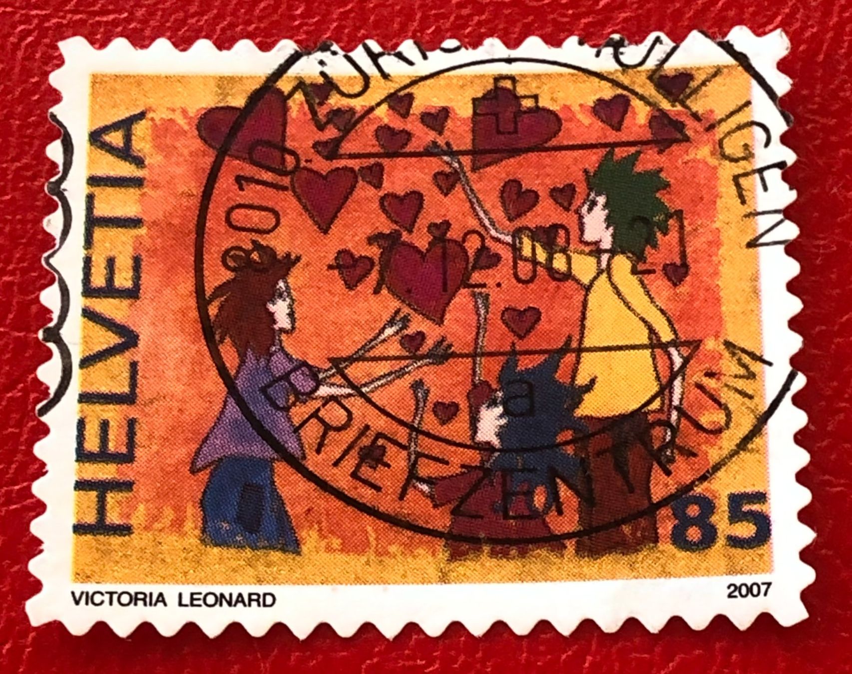 Tutti i francobolli: Nr.1244 Lasst Liebe Sprechen GESTEMPELT    – Usato da Aarau venduto da Billa007