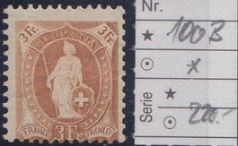 3 Fr. (100B *) SBK 220.-- - hier ab 1.-- !