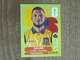 Panini FIFA World Cup 2026 Sticker Pedro Vite ECU 12