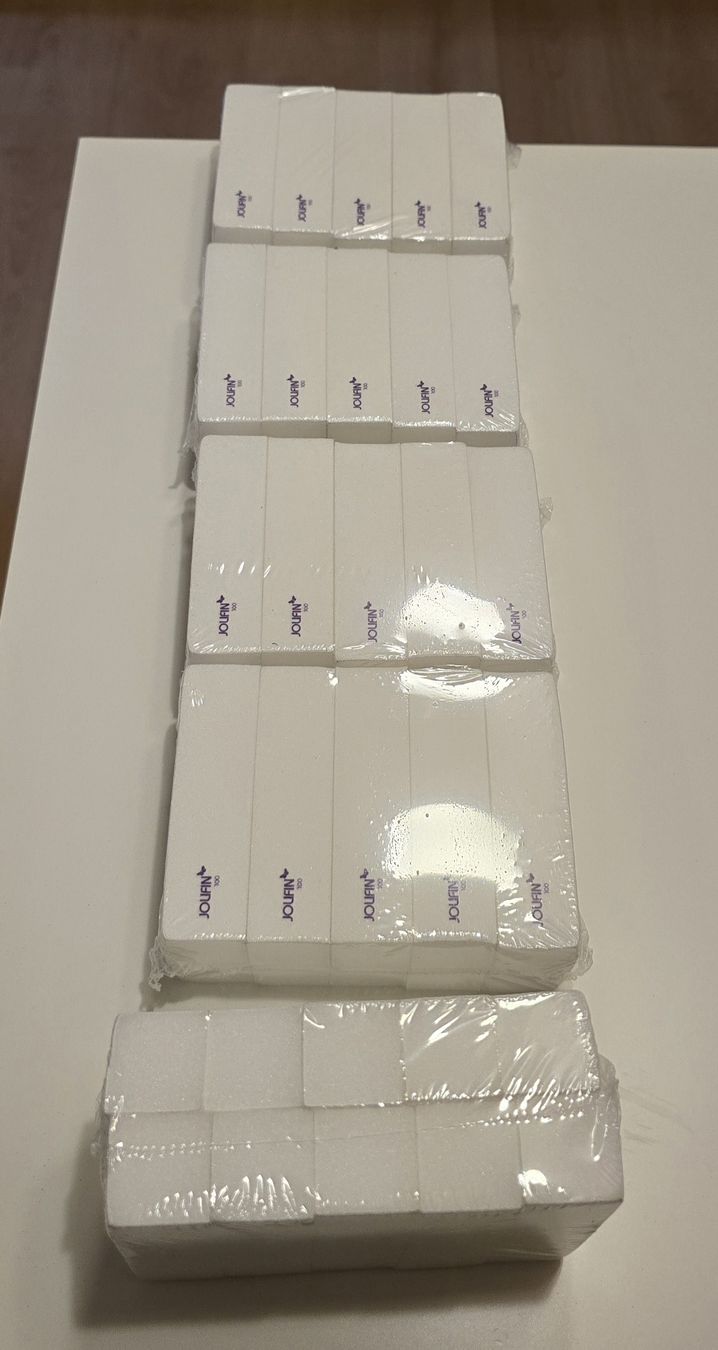 Künstliche Fingernägel: Nail Buffer 5 x 10er Pack 100er Körnung NEU – Neu und originalverpackt aus Hüttikon von Sybille91 1