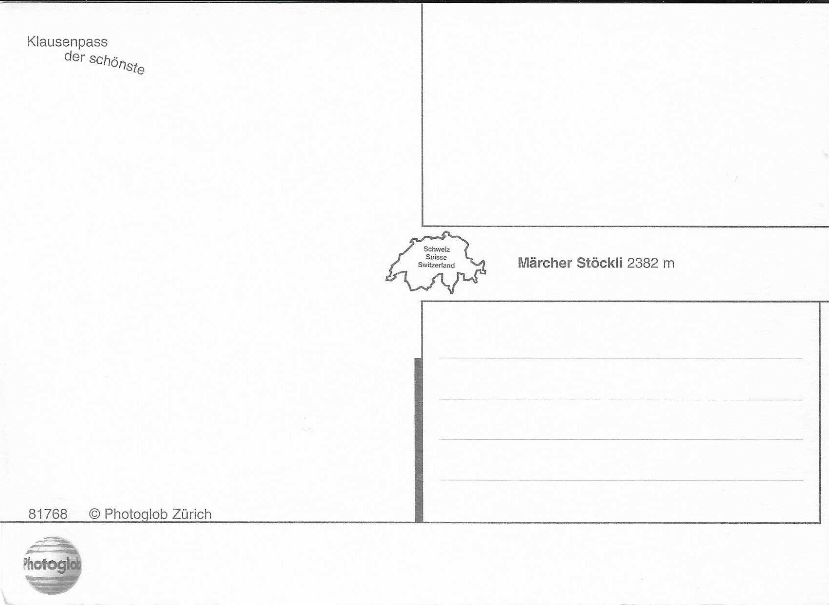 Cartoline postali: Klausenpass UR – Nuovo (secondo la descrizione) da Rothrist venduto da Stranglehold 1