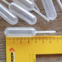 🐸 20 x PIPETTE FÜR CUPCAKES KÜCHE BASTELN HAUSHALT PIPETTEN