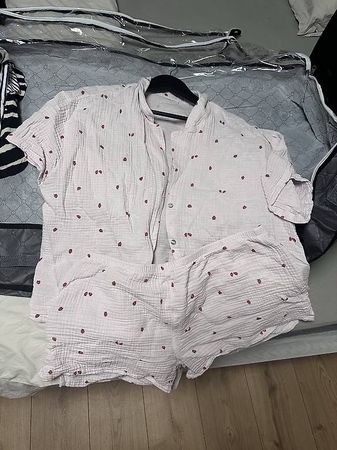 2 Kurze Baumwollpijamas