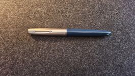 Vintage Parker 51 Füllfederhalter / M gold Aerometric (Teal)