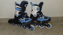Inlineskates Micro Majority blau schwarz gebraucht Gr.27-30