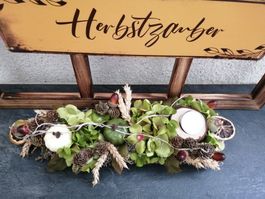 🎃Herbstzauber Tischdeko kein Wasser Handgemacht
