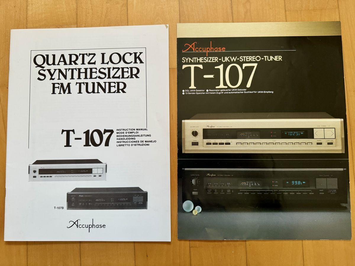 Radio: Accuphase T-107 UKW Stereo Tuner – Usato da Allschwil venduto da Freakforti 3