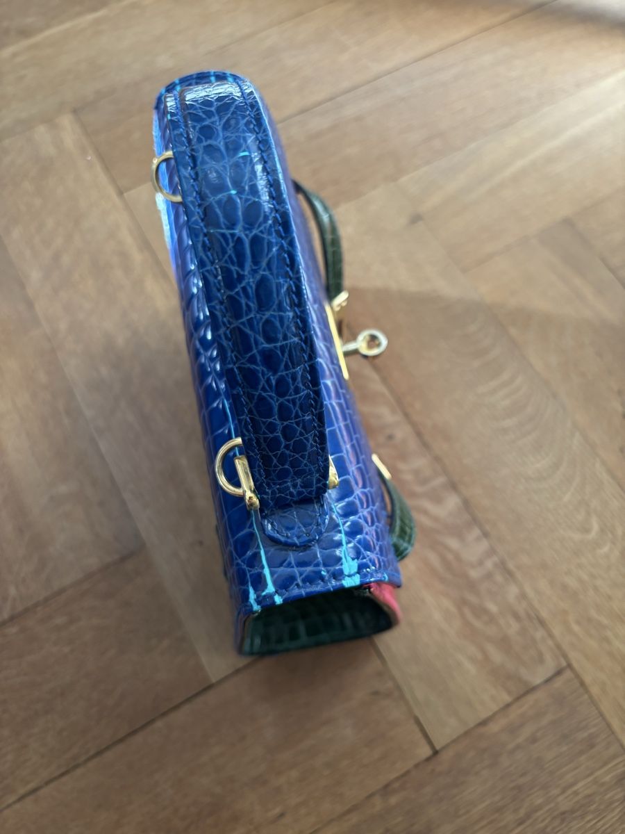 Borse da donna: Vintage Tasche Kroko-Optik – Usato da Basel venduto da Rose9917 7