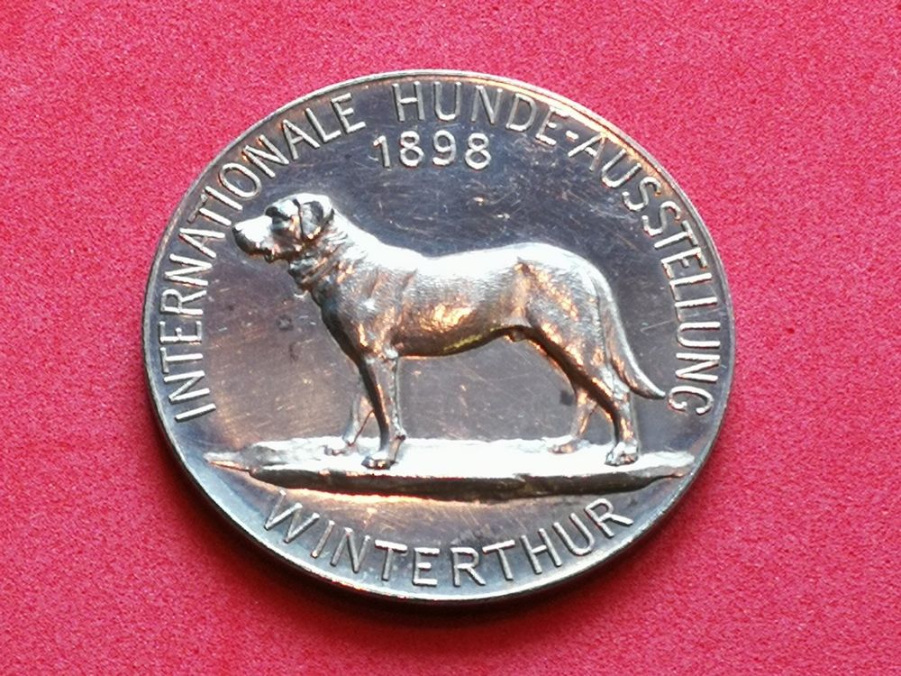 Hunde Winterthur 1898 Silber Kaufen auf Ricardo