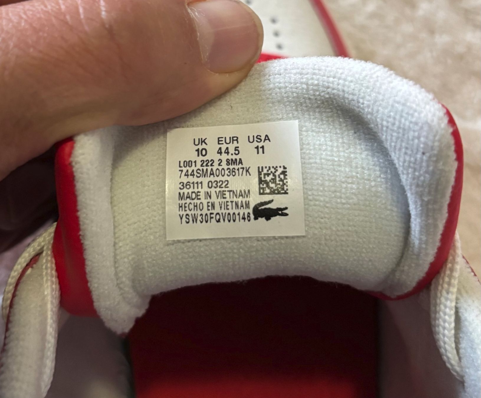 Lacoste Scarpe da uomo: Lacoste Sneaker, Neu, Grösse 44,5 – Nuovo (secondo la descrizione) da Davos Dorf venduto da et24371 3