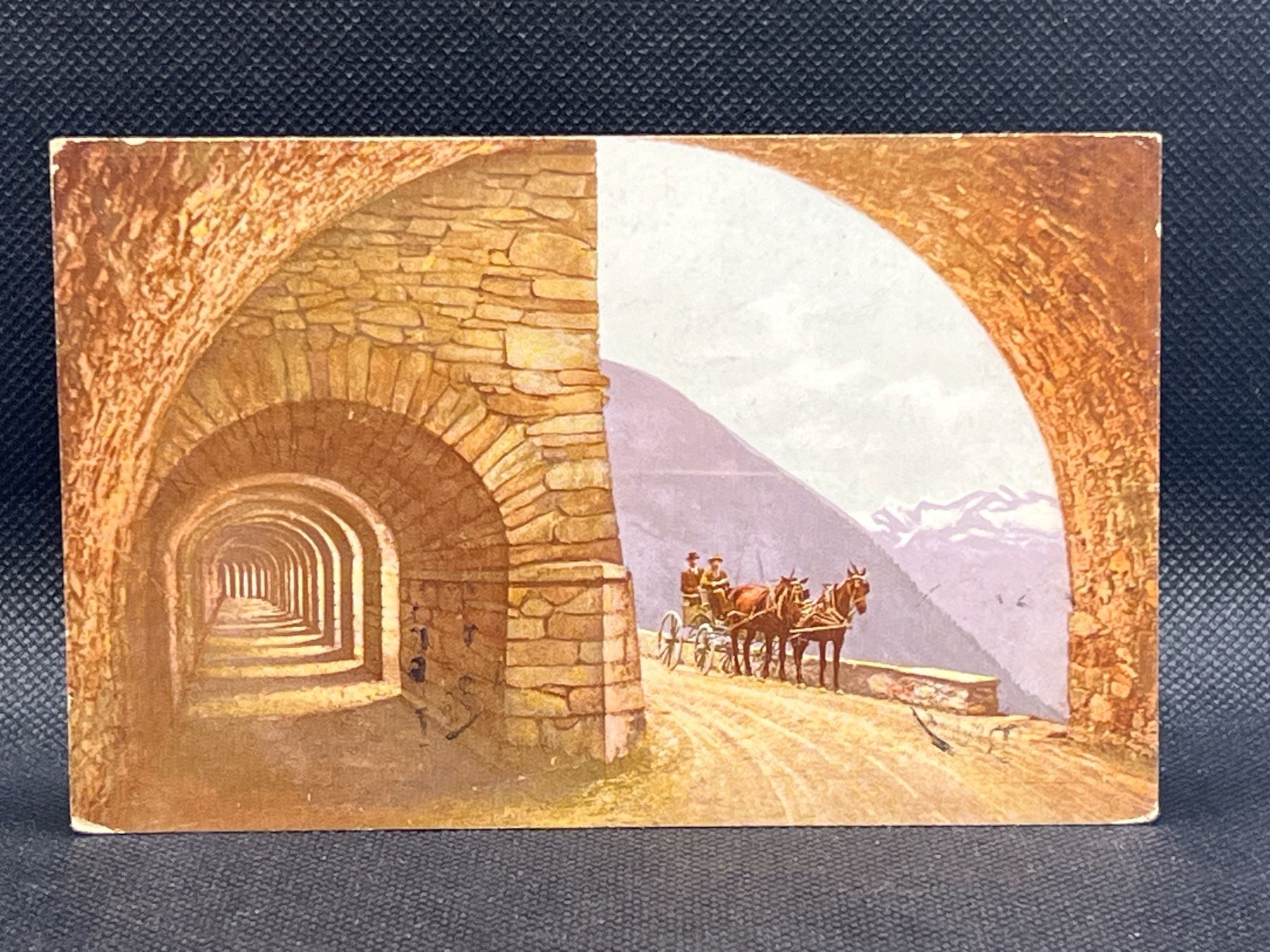 Cartoline postali: Simplon - Galerie d'hiver – Usato da Widnau venduto da Brusi9