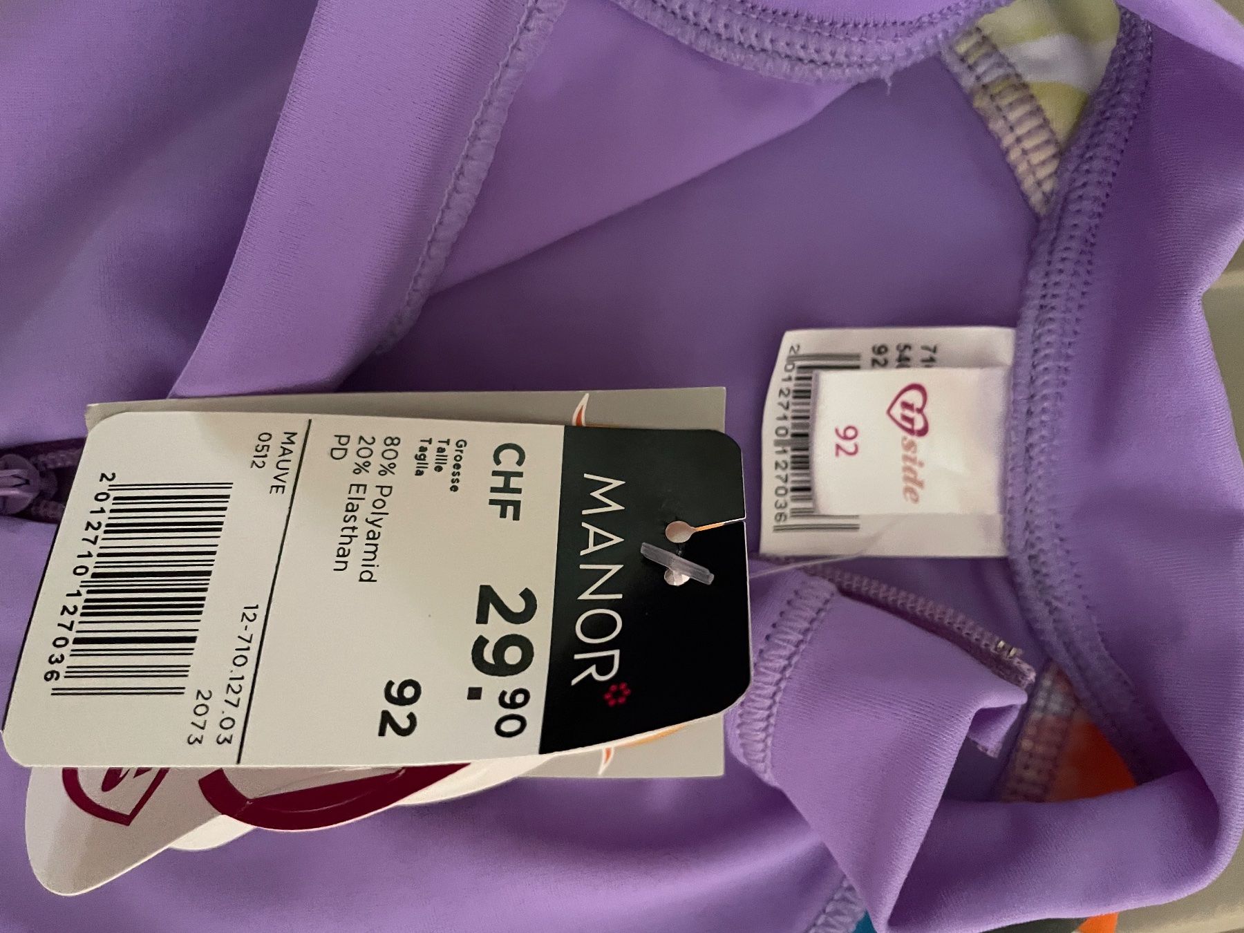 Manor Costumi da bagno & Bikini: MANOR INSIDE BADEANZUG- NEU – Nuovo (secondo la descrizione) da Dättwil AG venduto da Sneskopuca 2