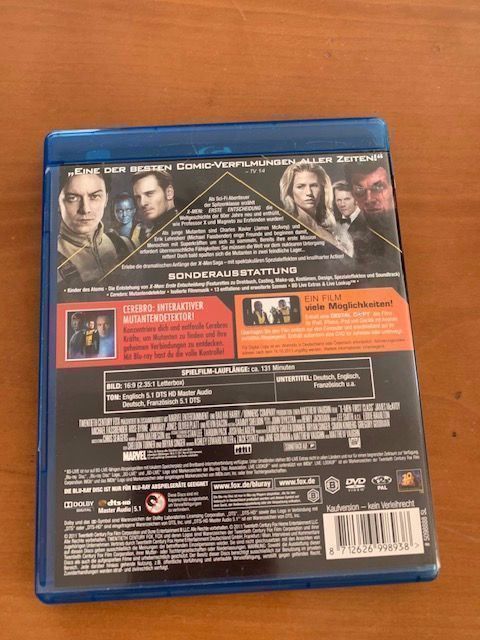 Alle DVDs: Blue Ray X-Men Erste Entscheidung – Gebraucht aus Oberweningen von Bumblebee2 1