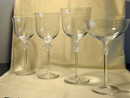 Lalique France „Roxane“ – 42 signierte Kristallglä
