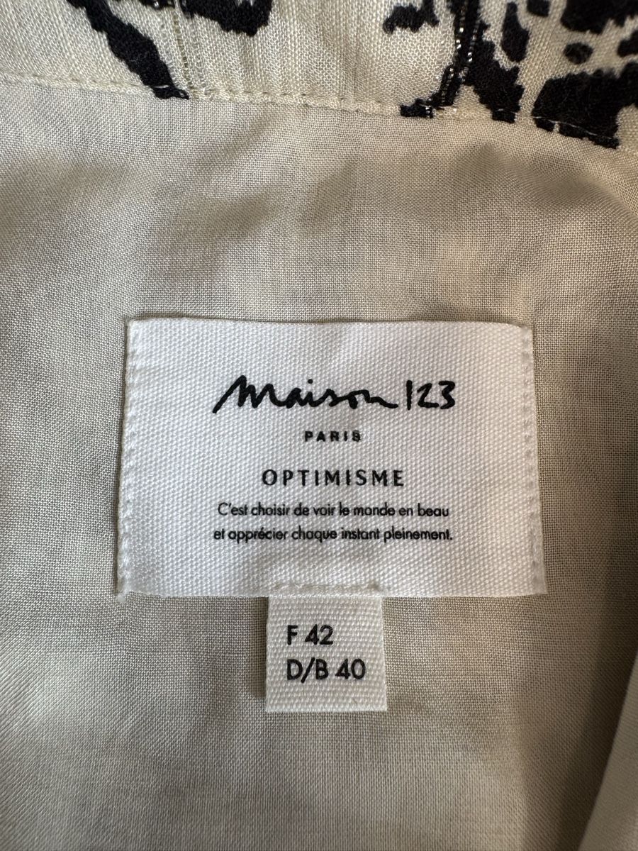 Maison 123 Camicette: Maison 123 blouse Optismisme, taille 40, comme neuf! – Nuovo (secondo la descrizione) da Morges venduto da sandy069 4