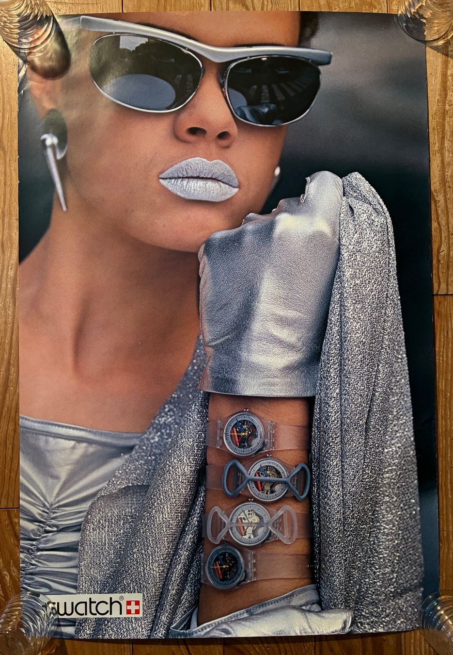 Foto & Immagini: SWATCH Werbe Plakat Poster - Nr. 8 – Usato da Meinisberg venduto da duveen