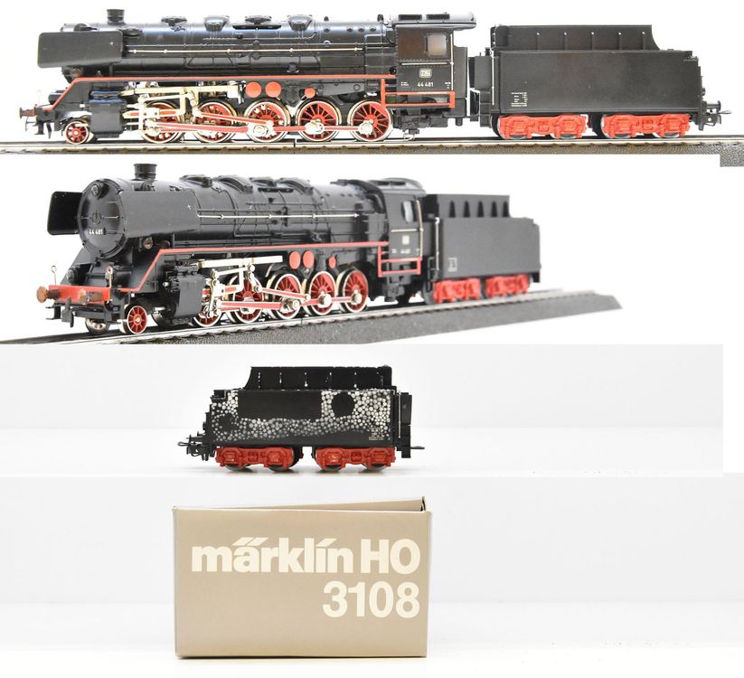 Märklin 3108 Dampflok BR 44 DB H0 WS Analog mit OVP (Gebraucht) in St ...